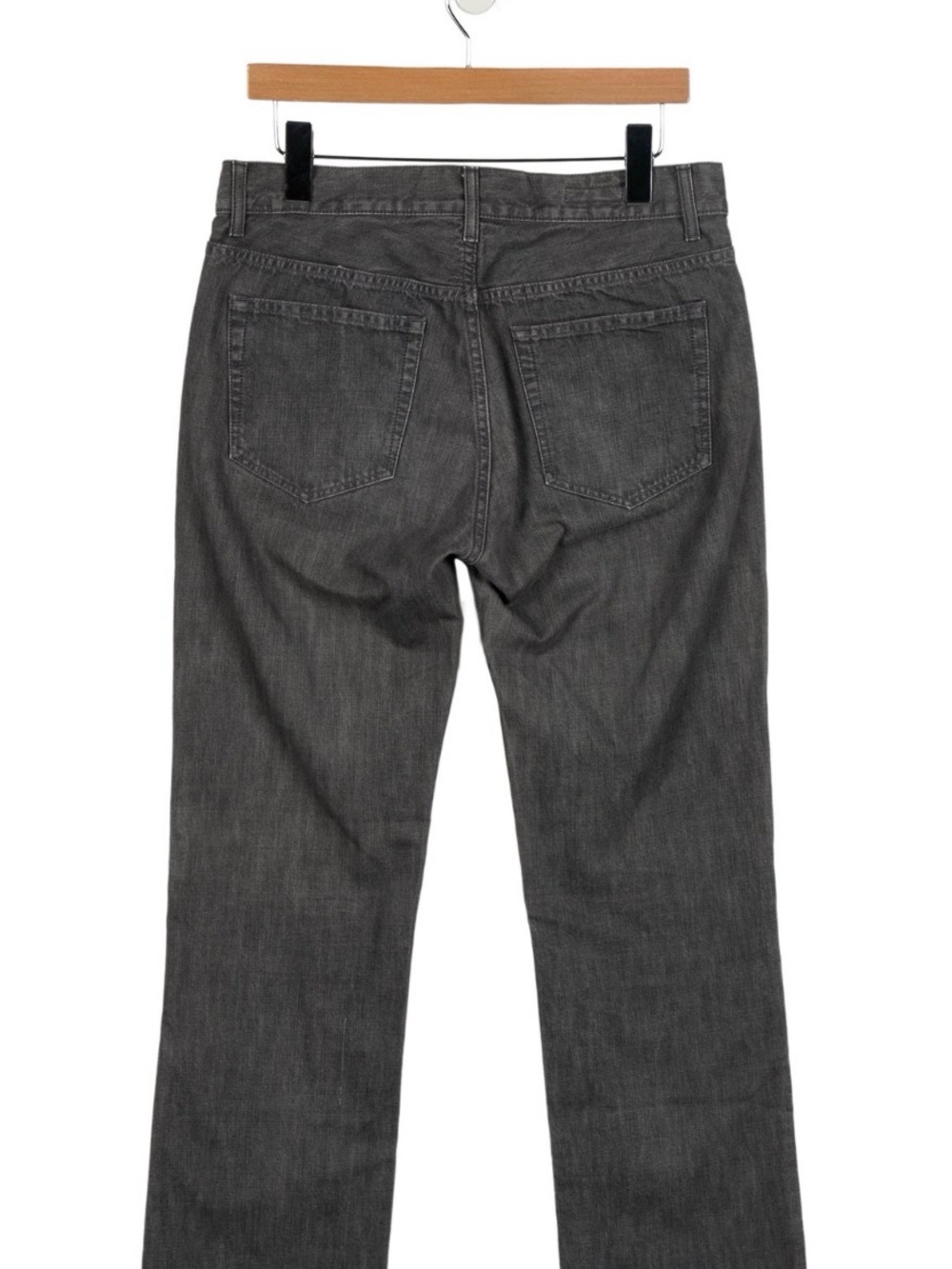 Lanvin x ACNE Men’s Dark Grey Straight Jeans